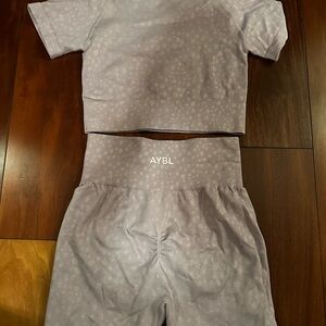 AYBL Purple Bike Shorts for Active Comfort